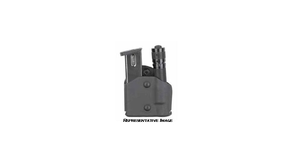 Safariland 574 Magazine Holder and Light Pouch,Paddle,Fits Glock 20/21 STX Tactical Black,Right Hand, Black 574-383-131