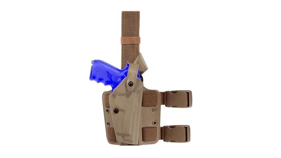 Safariland 6004 SLS Tactical Holster - STX FDE Brown, Right Hand 6004-7700-551