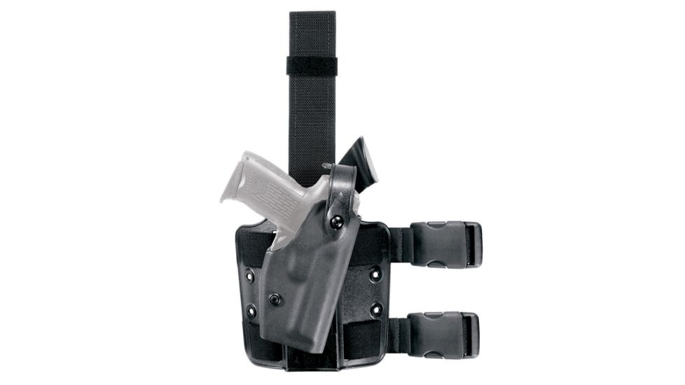 Safariland 6004 SLS Tactical Holster w/Dbl Leg Straps, H&amp;K Expert , STX Tactical, Black, Right Hand, 6004-96-121