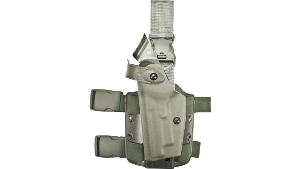 Safariland SLS Tactical Leg Strap Holster, Left Hand, STX Tactical, OD Green, 6005-364-562