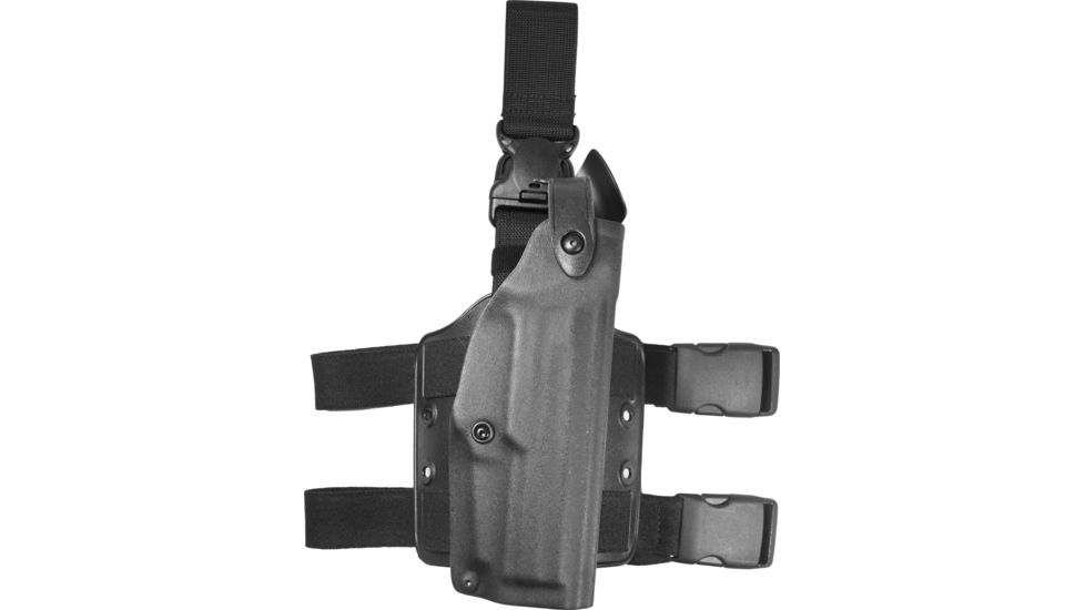 Safariland 6005 SLS Tactical Holster w/ Quick Release Leg Harness - Tactical Black, Right Hand 6005-
