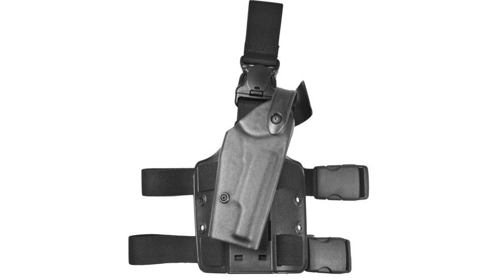 Safariland 6005 SLS Tactical Holster w/ Quick Release Leg Harness - Tactical Black, Right Hand 6005-