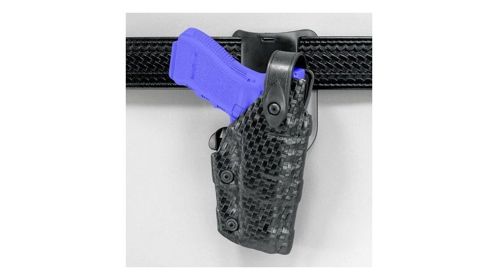 Safariland 6075 Raptor Level III, Low-Ride UBL Holster - Hi Gloss Black, Right Hand 6075-140-91