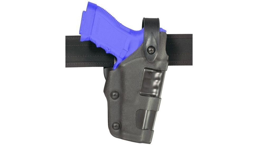 Safariland 6270 Raptor Level II Plus, Mid-Ride UBL Holster - Basket Black, Left Hand 6270-91-82