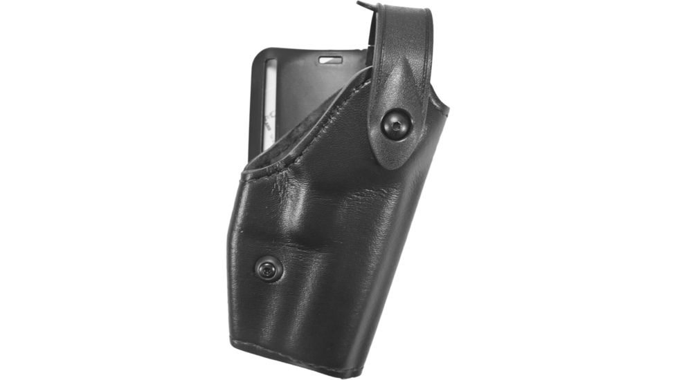 Safariland 6280 SLS LVL II Mid-Ride Holster, Heckler &amp; Koch P2000C/Heckler &amp; Koch P2000SC DAO, Right, Plain, Black, 6280-297-61