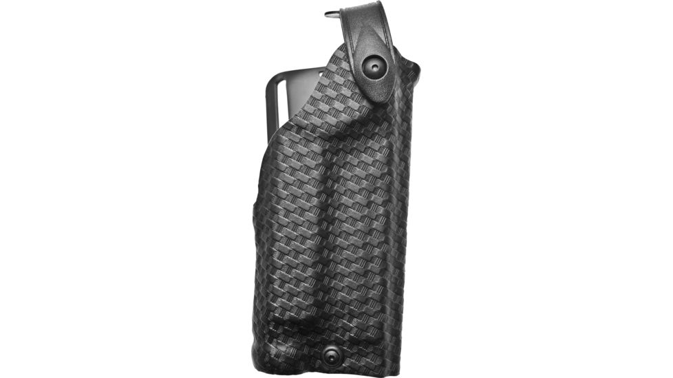 Safariland 6280 SLS Level II Retention Mid-Ride Duty Holster, SIG Sauer P220 SO/P220 ST/P220R/P226R, X300, Right, Basketweave, Black, 6280-7740-481
