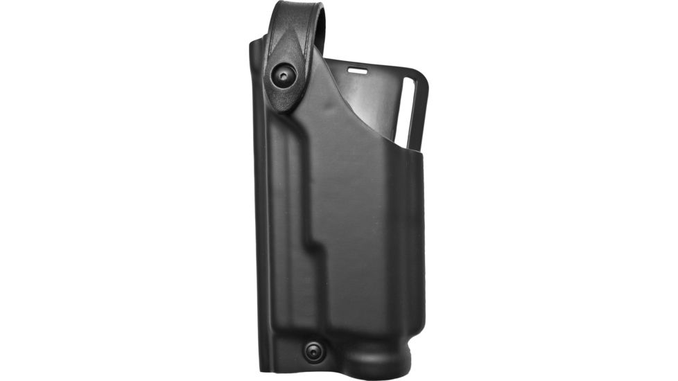 Safariland 6280 SLS Level II Retention Mid-Ride Duty Holster, SA XD 4in 9mm/.40 S&amp;W/.45 ACP, TLR-2, Left, Plain, Black, 6280-14821-412