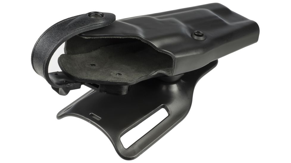 Safariland 6280 SLS Level II Retention Mid-Ride Duty Holster, SA XD 5in .45 ACP, Right, Plain, Black, 6280-149-411