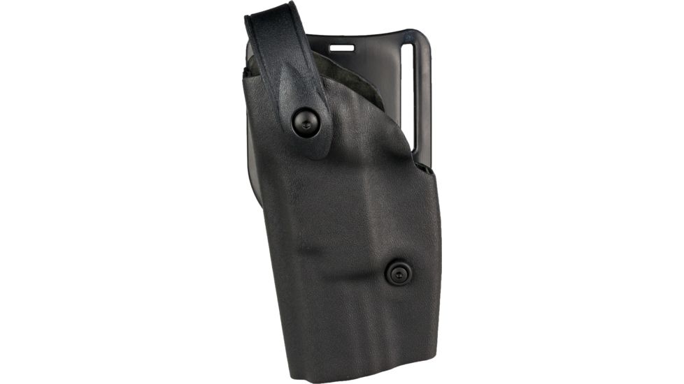 Safariland 6280 SLS Level II Retention Mid-Ride Duty Holster, S&amp;W M&amp;P 45 Compact, Left, Tactical, Black, 6280-719-132