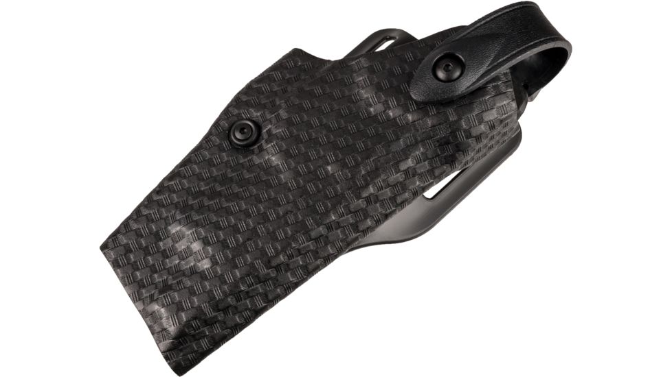 Safariland 6280 SLS Level II Retention Mid-Ride Duty Holster, SA XD 5in .45 ACP, Right, Basketweave, Black, 6280-149-481