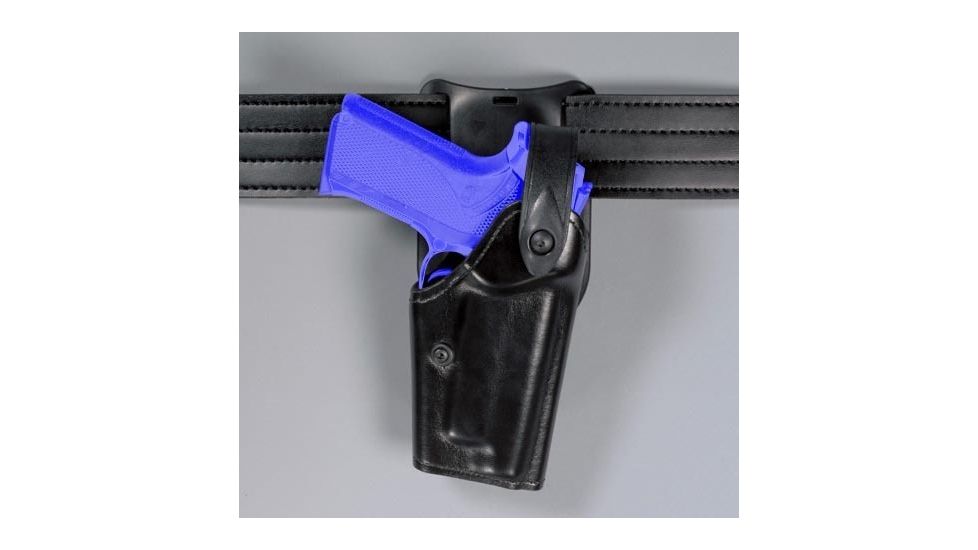 Safariland 6285 1.50'' Belt Drop, Level II Retention Holster - Plain Black, Right Hand 6285-21921-61
