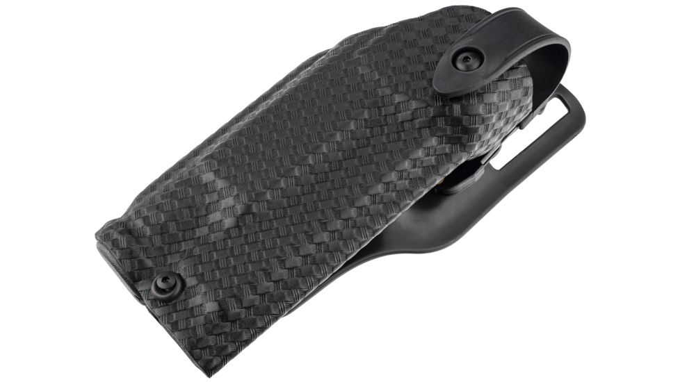 Safariland 6285 SLS LVL II  Low-Ride Holster, Kimber 1911 Gold Combat RL II, X200, Right, Basketweave, Black, 6285-5340-481