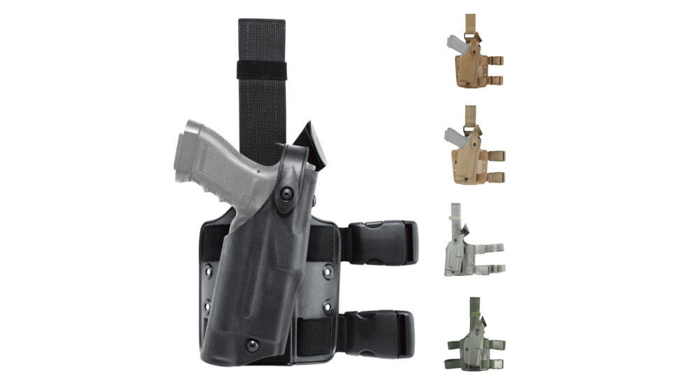 Safariland 6304 ALS Tactical Holster, Black, Coyote Brown, Flat Dark Earth, Foliage Green, OD Green