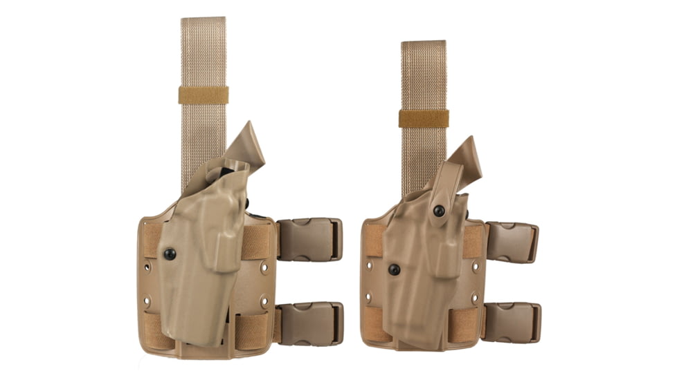 Safariland 6354 ALS Tactical Thigh Holster - STX FDE Brown, Right Hand 6354-56-551, Brown, Flat Dark Earth