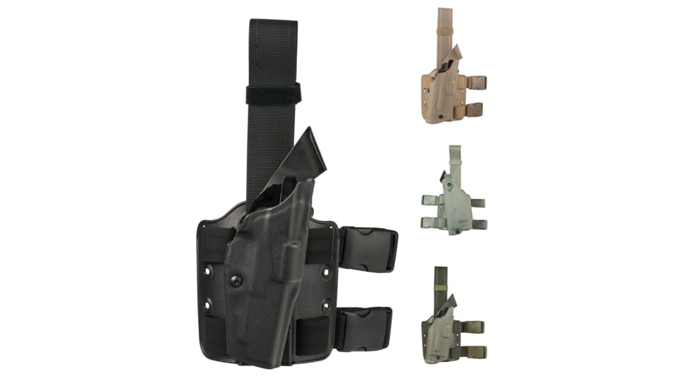 Safariland 6354 Tactical Holster for Springfield XDM, Black, Flat Dark Earth, Foliage Green, OD Green