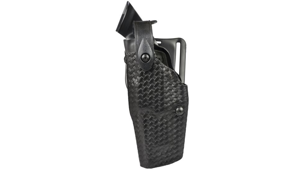 Safariland 6360 ALS/SLS Mid-Ride LVL III  Holster, Springfield Armory XD 4in .45 ACP, Left, Basketweave, Black, 6360-149-82