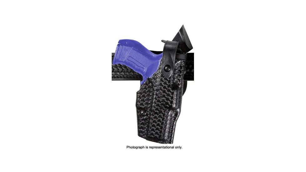 Safariland 6360 ALS/SLS Mid-Ride LVL III  Holster, S&amp;W M&amp;P 40/S&amp;W M&amp;P 9, IT M6, Right, Basketweave, Black, 6360-2192-481