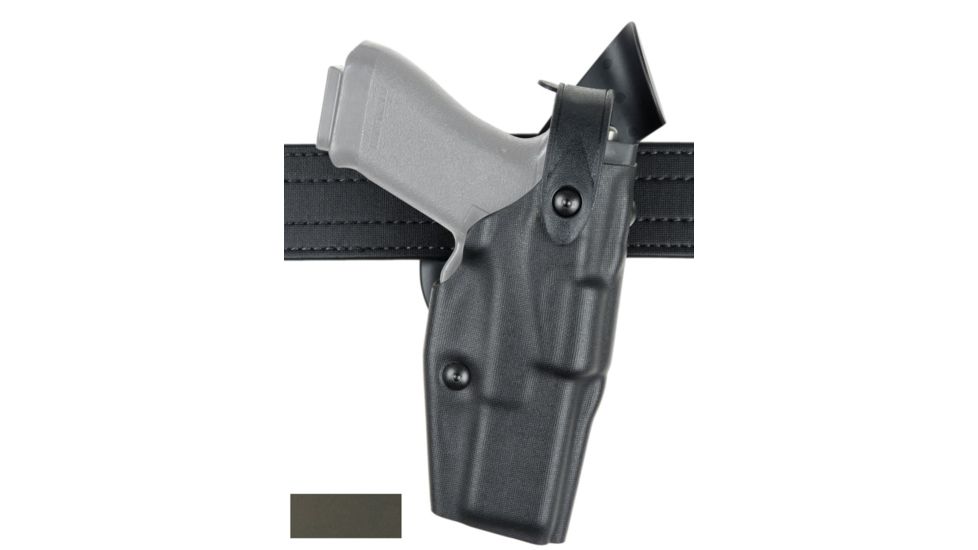 Safariland 6360 ALS/SLS Mid-Ride Level-III Retention, S&amp;W M&amp;P .45 X300, OD Green, Right Hand, 6360-5192-561