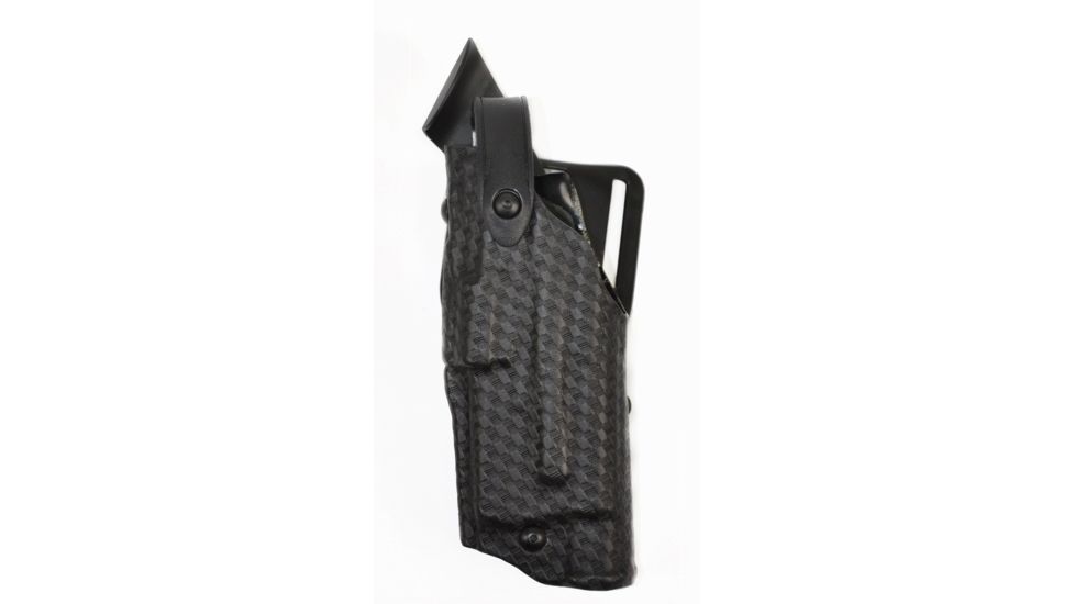 Safariland 6360 ALS/SLS Mid-Ride Level-III Retention, Springfield Armory XDM 9mm w/ITI M3, TLR-1, SF X200/X300 4.5in., Basket Weave Black, Right Hand, 6360-1452-81