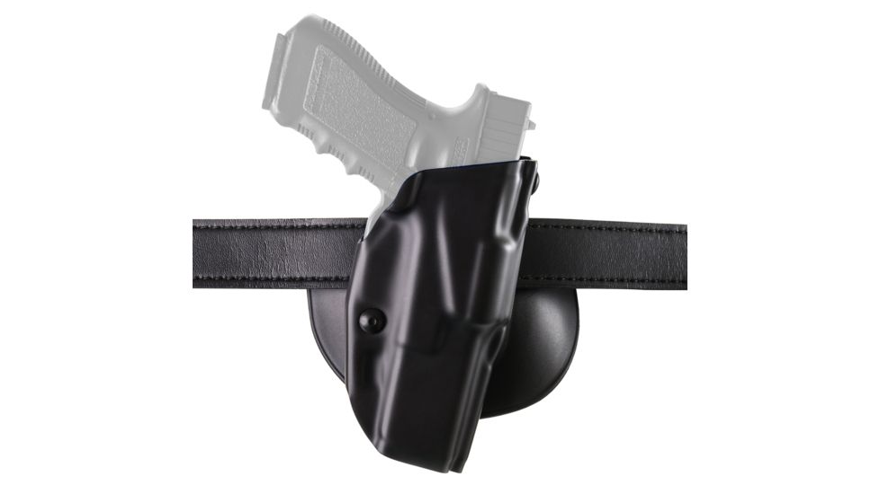 Safariland 6378 ALS Paddle &amp; Belt Slide Holster, S&amp;W M&amp;PC 9mm, .40 3.375in., Plain Black, Left Hand, 2.25in. Belt Loop, 6378-319-412-225