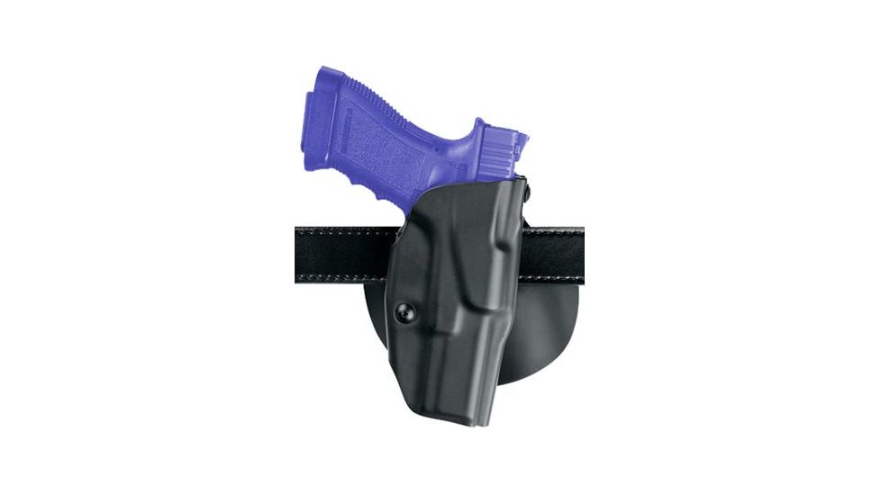 Safariland 6378 ALS Paddle &amp; Belt Slide Holster, S&amp;W M&amp;P 45 w/Safety, STX Black Basket Weave, Left Hand, 6378-519-482