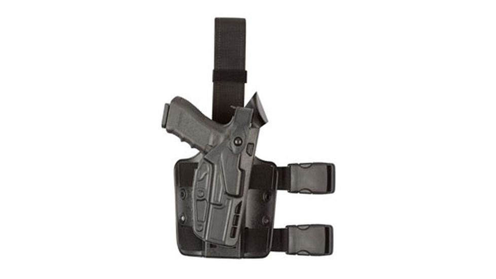 Safariland 7004 7TS SLS Tactical Holster, Taurus PT100, Plain Black, Right Hand 7004-175-411
