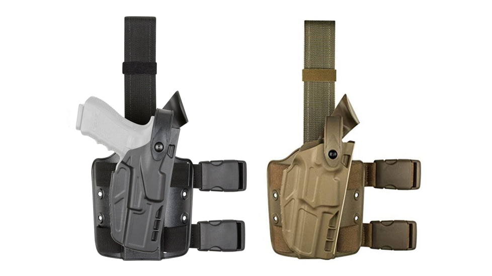 Safariland 7004 SLS Tactical Holster, Black, Flat Dark Earth