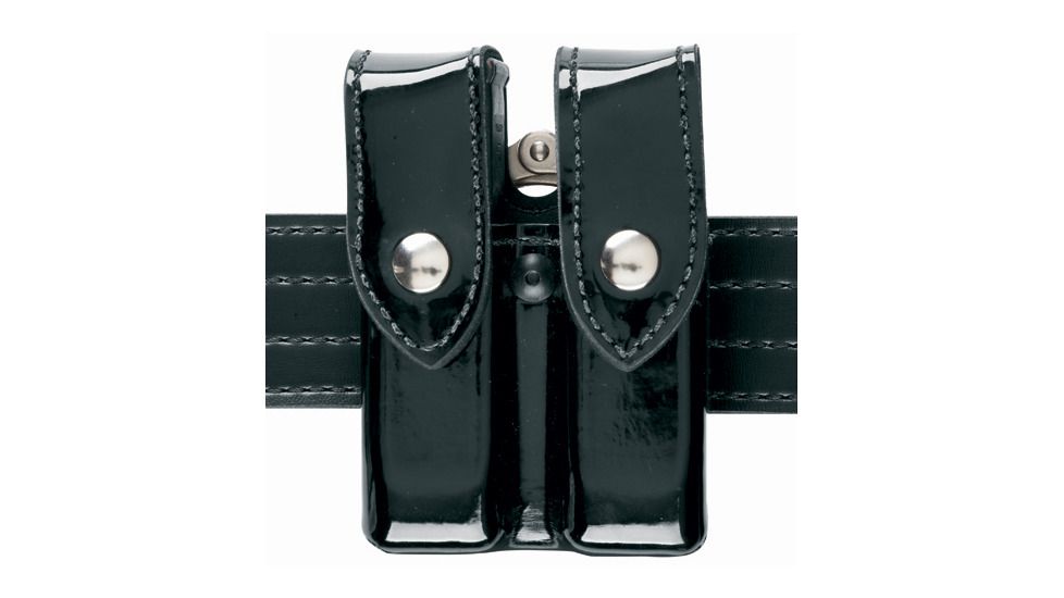 Safariland 72 Mag/Cuff Pouch, Top Flap - STX Plain Black, Ambidextrous 72-76-4B