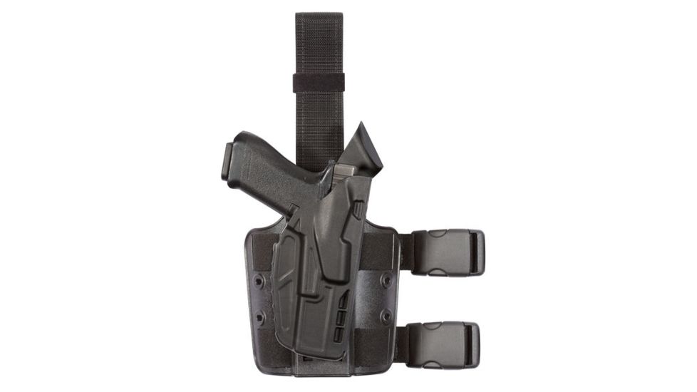 Safariland 7354 7TS ALS w/Hood Guard Tactical Holster, Glock 17, 22, Black, Right Hand, 7354-83-411