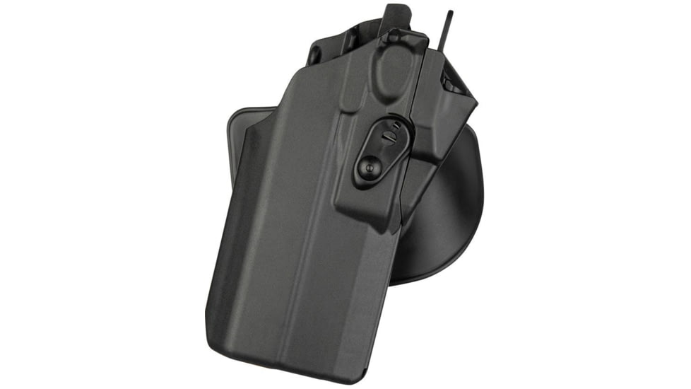  Safariland Model 7378 7TS ALS Paddle/Belt Loop Glock Holster For Glock 29/30 W/ StreamLight TLR-7, Right, Black, STX Plain, 7378-48327-411