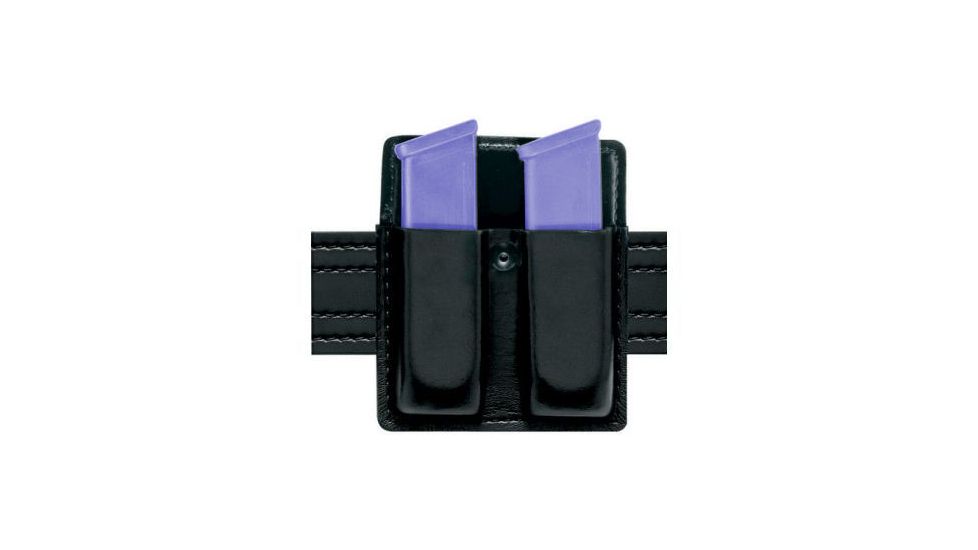 Safariland 75 Double Mag Pouch Without Flaps - STX Plain Black, Ambidextrous