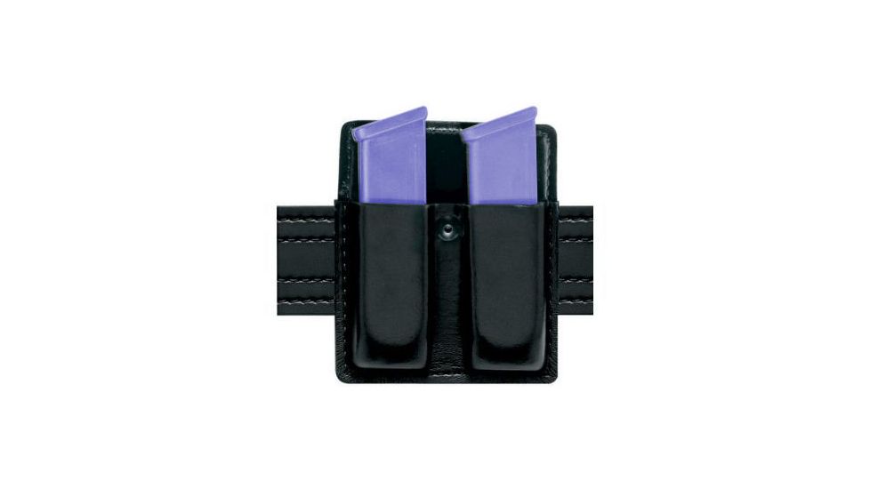 Safariland 75 Double Mag Pouch Without Flaps - STX Plain Black, Ambidextrous