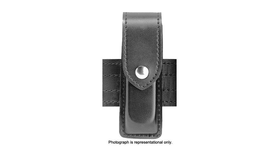Safariland 76 Single Handgun Magazine Pouch - Plain Cordovan, Ambidextrous 76-83-01HS