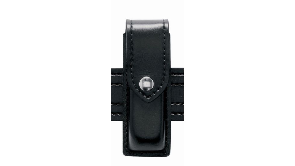 Safariland 76 Single Mag Pouch, Fn Five-Seven, STX Plain Black W/ Hidden Snap 76-61-41HS