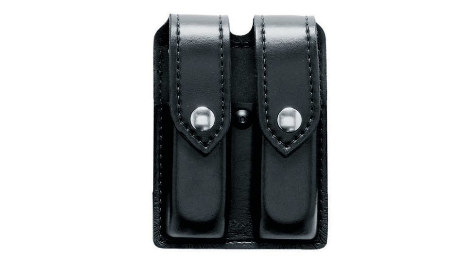 Safariland 77 1911 Gov. Double Mag Pouch, STX Plain Black, 77-53-41