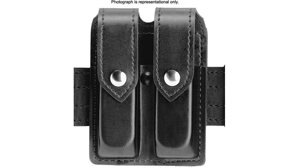 Safariland 77 Double Handgun Magazine Pouch - STX Tactical Black, Ambidextrous 77-76-23PBL