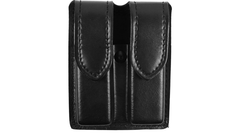 Safariland 77 Double Handgun Magazine Pouch - Plain Black Ambidextrous 77-210-2B