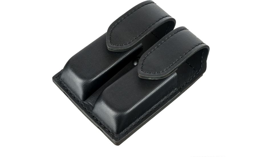 Safariland 77 Double Handgun Magazine Pouch - Black, Nylon-Look, Ambidextrous 77-383-22HS