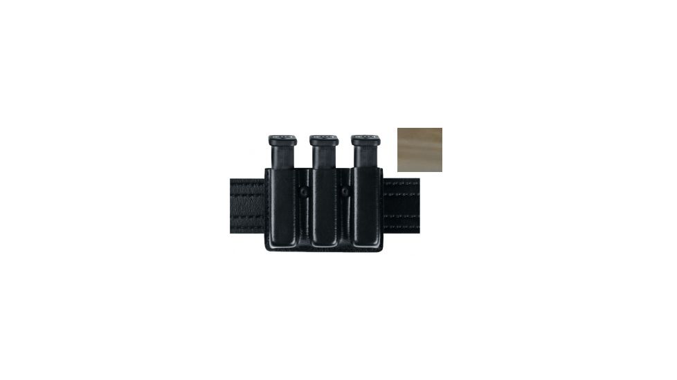 Safariland 775 Slim Open-Top Triple Mag Pouch, Glock 20 10mm 4.6in., Glock 21 .45 Cal., STX Tactical OD, Ambi Shroud Mount 775-383-563
