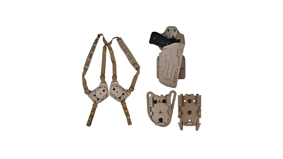 Safariland 7TS ALS Military Kit AIWB Holsters, Left Hand, Black, MIL-KIT1-450-412