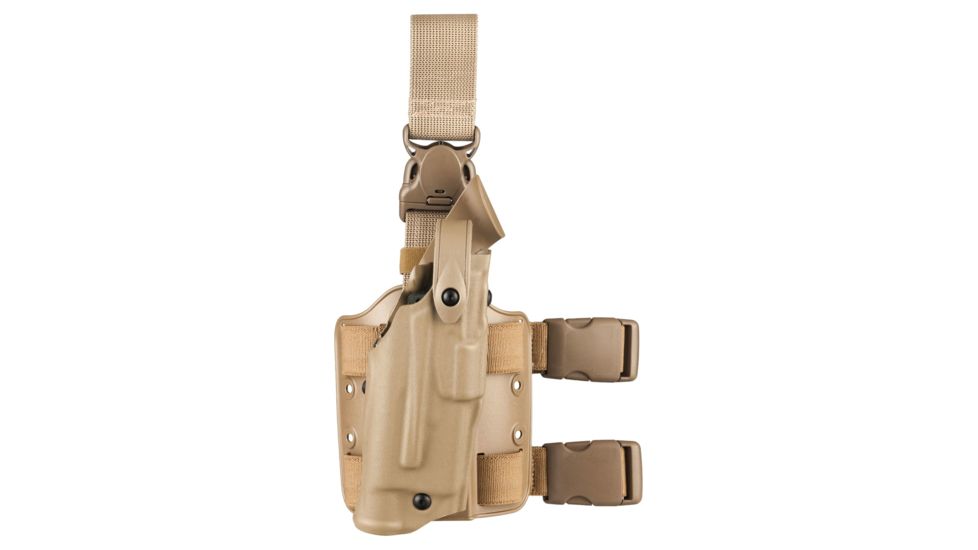 Safariland 6305 ALS/SLS Tactical Holster w/Quick Release, Springfield XD 45- 4in., STX Flat Dark Earth, Right Hand, 6305-148-551