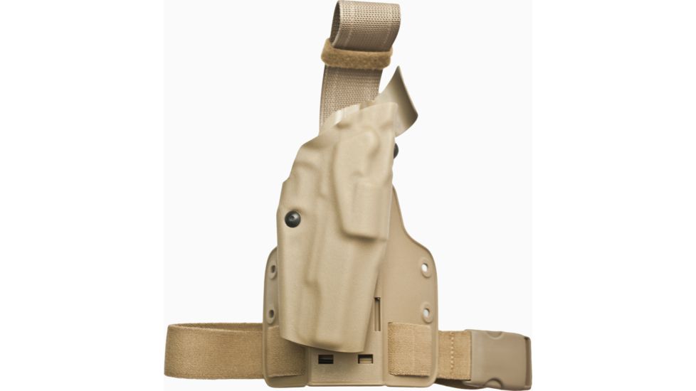 Safariland Als Tactical Thigh Holster Right Hand Stx Fde Brown Leg Shroud Single Strap 6354 53 551 Sp10