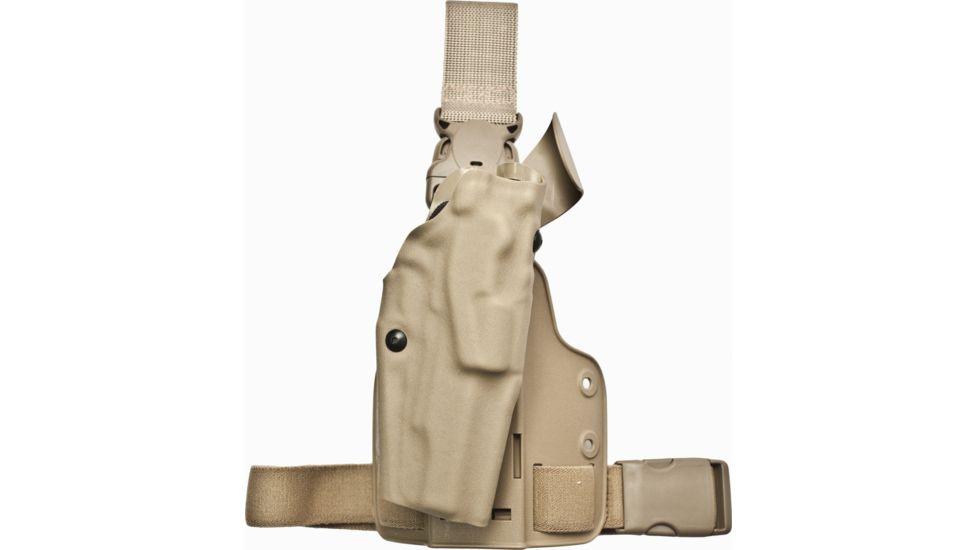 Safariland Als Tactical Thigh Holster Right Hand Stx Fde Brown Leg Shroud Single Strap 6355 53 551 Sp10