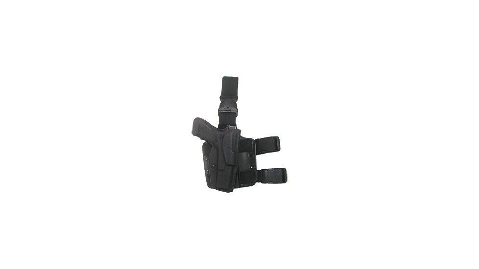 Safariland ALS Tactical Thigh Holster, Right Hand, STX Foliage Green Leg Shroud Single Strap 6355-56-541-SP10