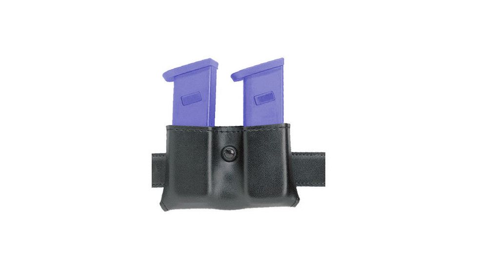 Safariland 079 Concealment Magazine Holder, Snap-On, Double - Plain Cordovan, Ambidextrous 079-83-06