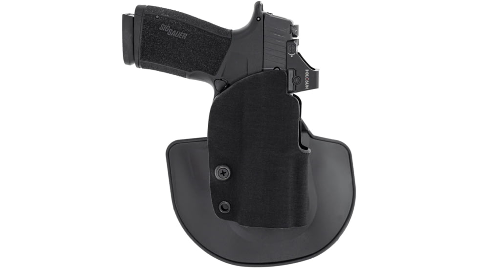 Safariland Gravity Glock 19/17 OWB Paddle Holster, Right, Cordura, Concealment, Black, GRAVITY-0-835-A-0-C1-781
