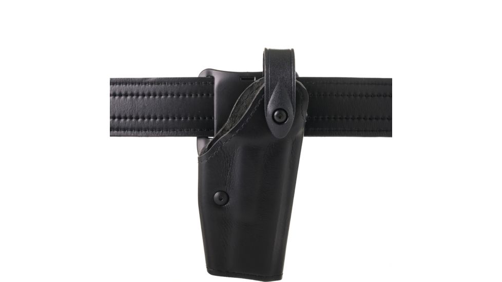 Safariland 6280 SLS Level II Retention Mid-Ride Duty Holster, SA XD 4in 9mm/.40 S&amp;W/.45 ACP, TLR-2, Left, Plain, Black, 6280-14821-412-S