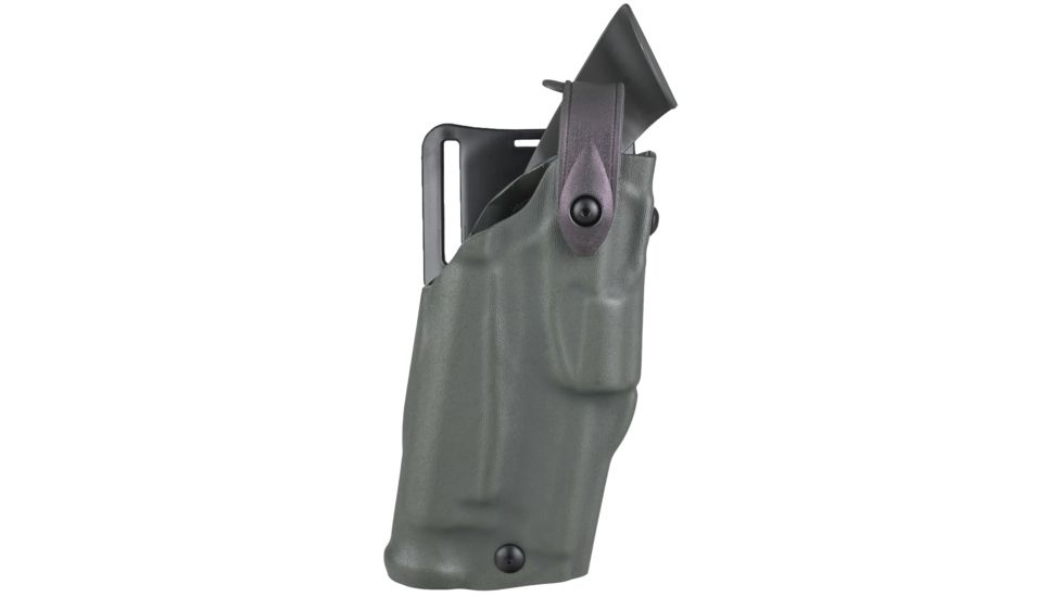 Safariland Model 6280 SLS Mid-Ride Level-II Duty Holster, Glock 19/23/32, Right Hand, STX OD Green, 6280-283-561