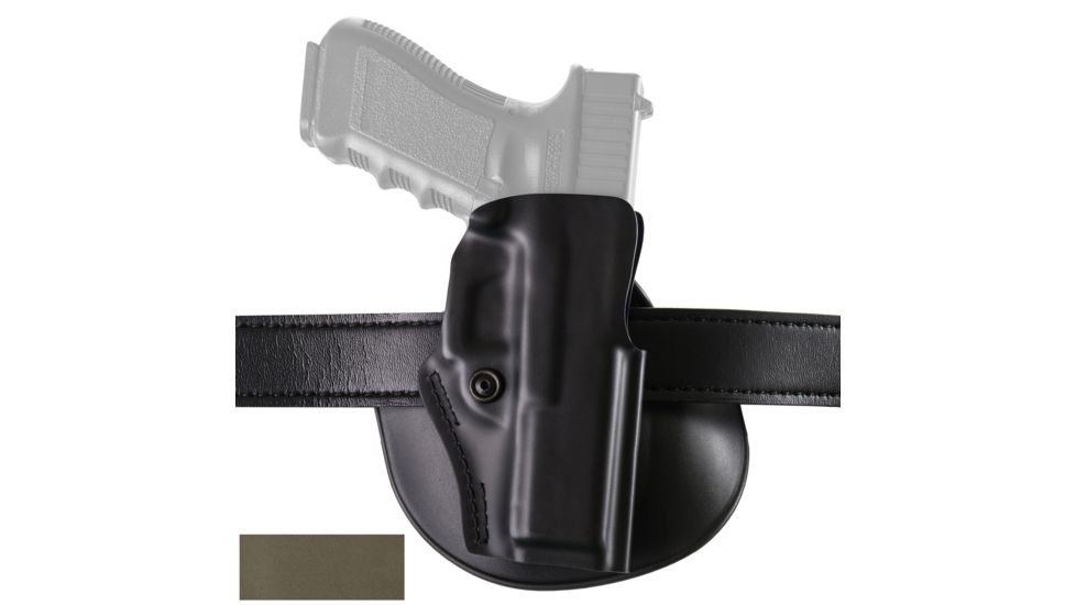 Safariland Model 5198 IDPA Paddle/Belt Loop Holster, Glock 17/22/31, Right Hand, STX Foliage Green, 5198-83-541