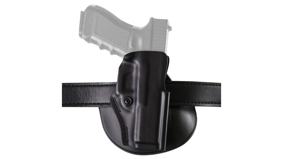 Safariland Model 5198 IDPA Paddle/Belt Loop Holster, Glock 19/23/32, Left Hand, STX Plain Black, 5198-283-412-225